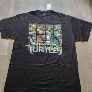 Live Action Teenage Mutant Ninja Turtles T-Shirt Black TMNT Shirt XL NWT